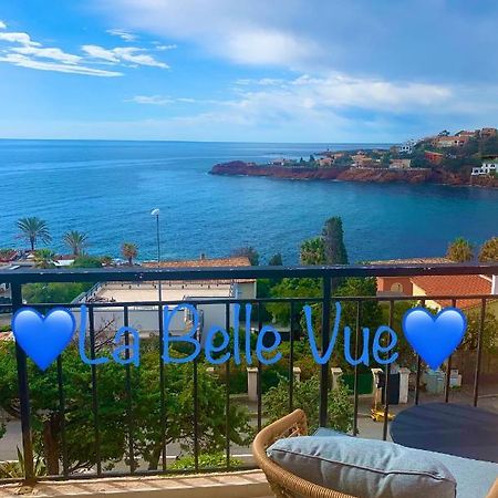 La Belle Vue-Charming Duplex Apartment With Sea View, 50 Meters From Beach And Private Parking Saint-Raphaël Exterior foto