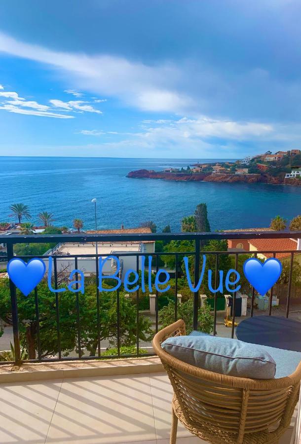 La Belle Vue-Charming Duplex Apartment With Sea View, 50 Meters From Beach And Private Parking Saint-Raphaël Exterior foto