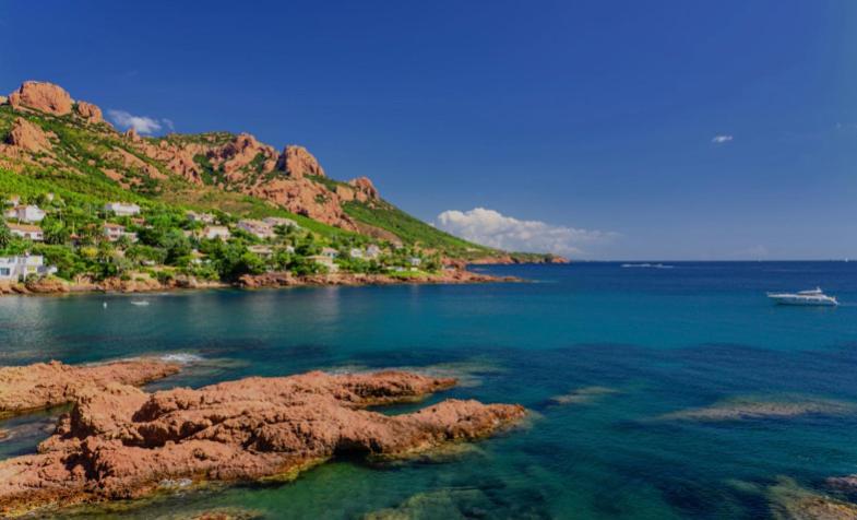 La Belle Vue-Charming Duplex Apartment With Sea View, 50 Meters From Beach And Private Parking Saint-Raphaël Exterior foto