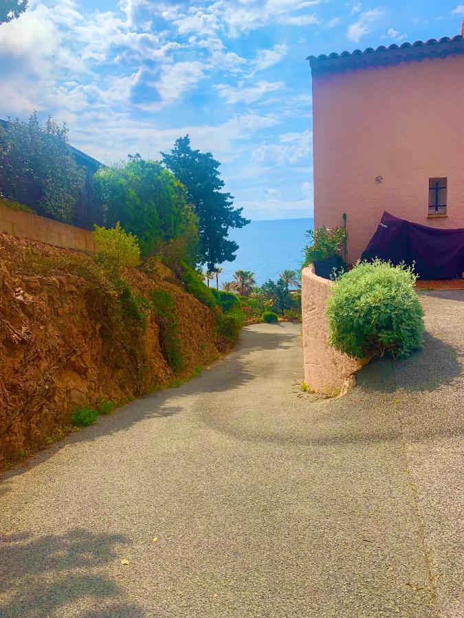 La Belle Vue-Charming Duplex Apartment With Sea View, 50 Meters From Beach And Private Parking Saint-Raphaël Exterior foto